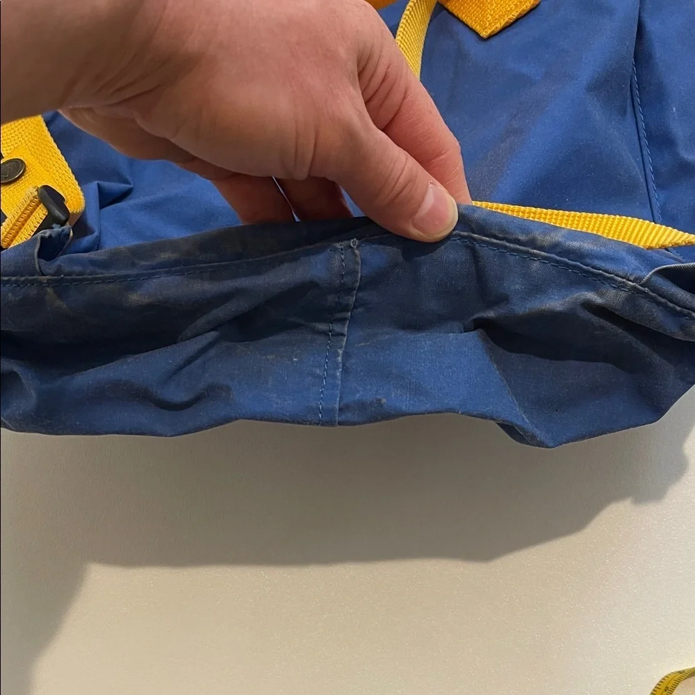 Fjallraven Kånken UnBlue and Yellow Backpack